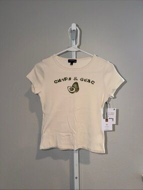 Originality Cream "Chips & Guac" Short Sleeve Tee